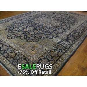  9 10 x 13 4 Kashan Hand Knotted Persian rug