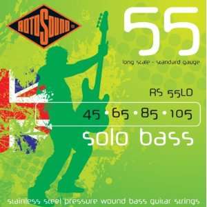   Solo Bass Pressure Wound .045 .105 Bass Strings 