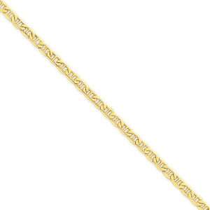  14k 4.1mm Semi Solid Anchor Chain Jewelry