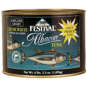 Festival White Chunk Albacore Tuna, 66.5 Ounce  Grocery 