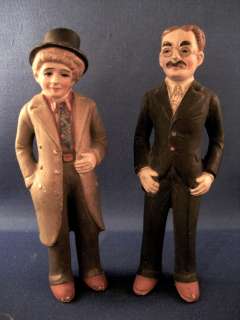 Two of Three Marx Brothers Bisque Figures / 1930s  