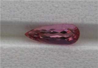 91 Ct. Natural Pink/Red IMPERIAL TOPAZ   PEAR SHAPE  