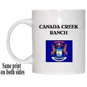  US State Flag   CANADA CREEK RANCH, Michigan (MI) Mug 
