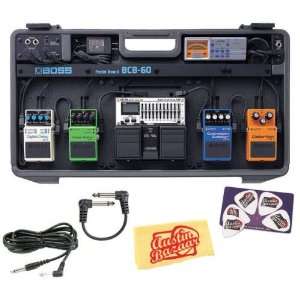  Boss BCB 60 Pedal Board Bundle with 10 Foot Instrument 