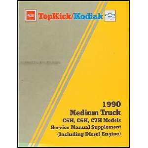 1990 GMC & Chevy Topkick/Kodiak Repair Shop Manual Original Supplement 