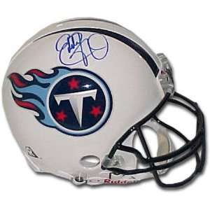 Eddie George Tennessee Titans Autographed Helmet:  Sports 