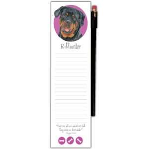   Note Pad with Pencil, Dog Breeds, Rottweiler: Health & Personal Care
