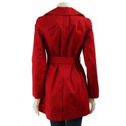 MICHAEL Michael Kors Womens Petite Belted Trench Coat  