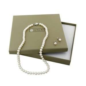 Honora Box Set Freshwater Cultured Pearl Necklace and Earrings in 