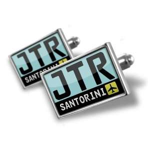 Cufflinks Airport code JTR / Santorini country: Greece   Hand Made 