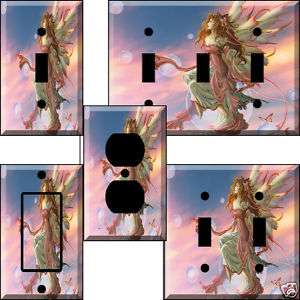 Bubble Fairy viii Light Switch Cover wall plate  
