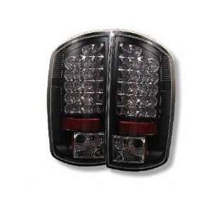  02 05 Dodge Ram LED Tail Lights   JDM Black Automotive