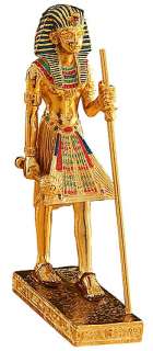 EGYPTIAN EGYPT KING TUTANKHAMUN STATUE/FIGURINE(PEWTER)  