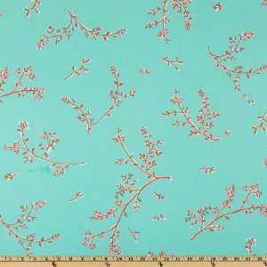 com 44 Wide Moda City Weekend Park Ramble Downtown Turquoise Fabric 