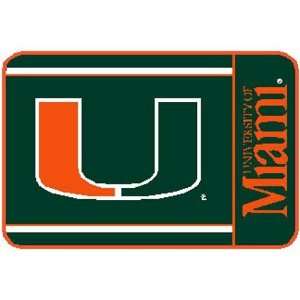    Miami Hurricanes NCAA Welcome Mat (20x30)