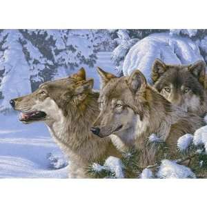  Wolves of Winter (1,000 Piece Puzzle): Toys & Games