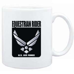  Mug White  Equestrian Rider   U.S. AIR FORCE  Sports 