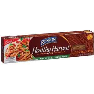 Ronzoni Healthy Harvest Whole Grain Thin Spaghetti Pasta 13.25 oz 