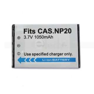 Lithium Ion Battery for NP 20 NP20 CASIO Exilim 3.7V  