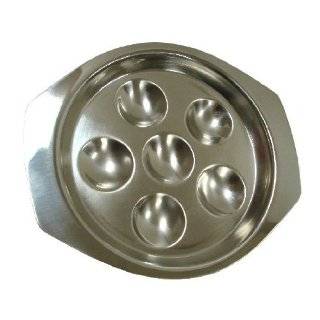 Escargot Tray, Stainless Steel, 7 x 6 Inch
