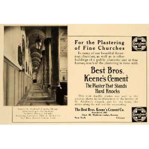  1915 Ad St. Adalberts Church Chicago Best Brothers Keene 