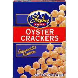 Skyline Chili Oyster Crackers 6oz Box (Pack of 3)  Grocery 