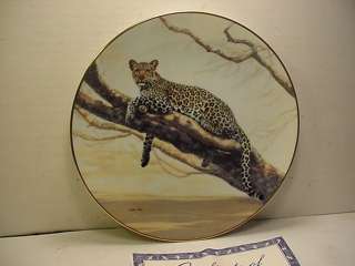  Worlds Most Magnificent Cats   The African Leopard Collector Plate