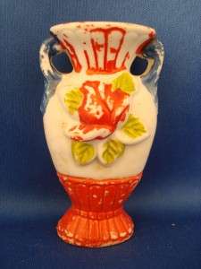 Vintage 3 Japanese Bud Vase Flowers Urn Shape Japan  