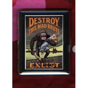  Destroy This Mad Brute WWi US Military Vintage ID 