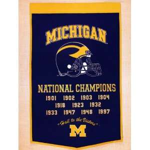  Michigan Wolverines  Football  Dynasty Banner Sports 
