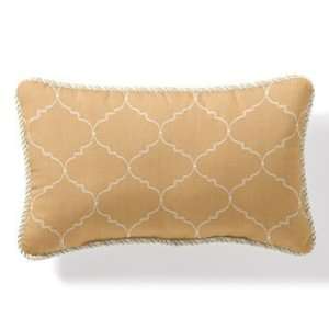 com Outdoor Outdoor Lumbar Pillow in Sunbrella Arch Tan with Cording 