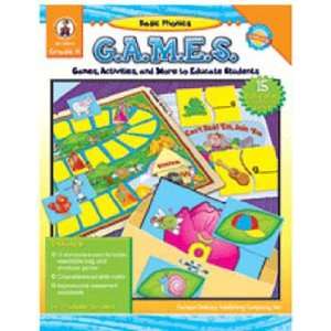   DELLOSA BASIC PHONICS GAMES BOOKS   GAMES &PUZZLES K Toys & Games