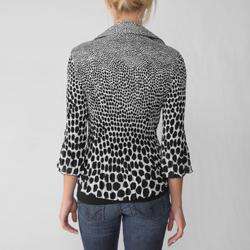 Signature by Larry Levine Womens Crinkle Blouse  