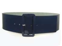 High waist wide belt Patent leather: Soft genuine leather (80%) and 