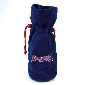MLB Atlanta Braves Navy Blue Velvet Bag:  Sports & Outdoors