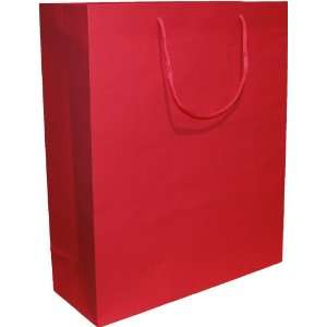  50 Cerise Color Heavy Paper Tint tote with Soft Cord 