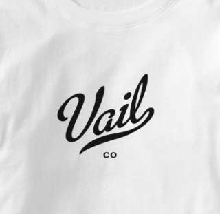 Vail Colorado CO METRO WHITE Hometown Souven T Shirt XL  