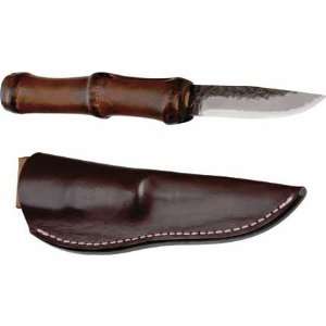  Kanetsune Knives 211 Take Damascus Fixed Blade Knife with 