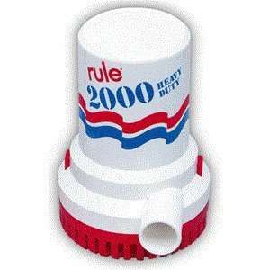    Rule 2000 GPH Non Automatic Bilge Pump   32v