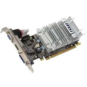  MSI N8400GS MD1GD3H/LP GeForce 8400 GS Graphic Card   520 MHz Core 