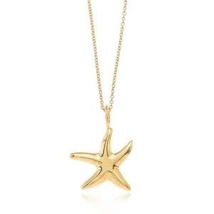  Starfish Necklace with 24 Karat Gold Jewelry