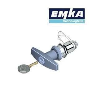   EMKA Locking Stainless Steel Keyed EK333 T Handle: Home Improvement