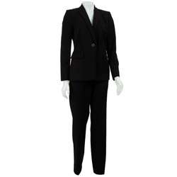 Calvin Klein Womens Black 2 piece Pant Suit  Overstock