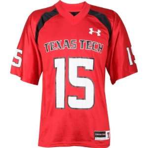  Texas Tech Red Raiders  No. 15  Red Under Armour 