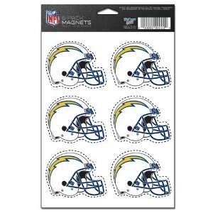  NFL San Diego Chargers Magnet Set   6pk