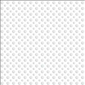  Tie The Knot Wedding Embossed Cardstock 12X12 Dots/White 