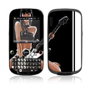  Guitar Girl Protector Decal Skin Sticker for Palm Treo Pro 