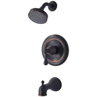 Oil Rubbed Bronze Tub / Shower Combo Faucet #5354  