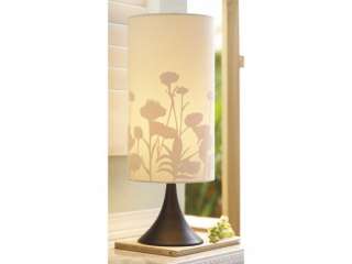 Thistle Botanical Silhouette Drum Shade & Table Lamp  