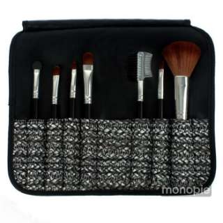 Makeup Brush Set Travel Cosmetic Pack Eyeshadow Blush Powder Lip 